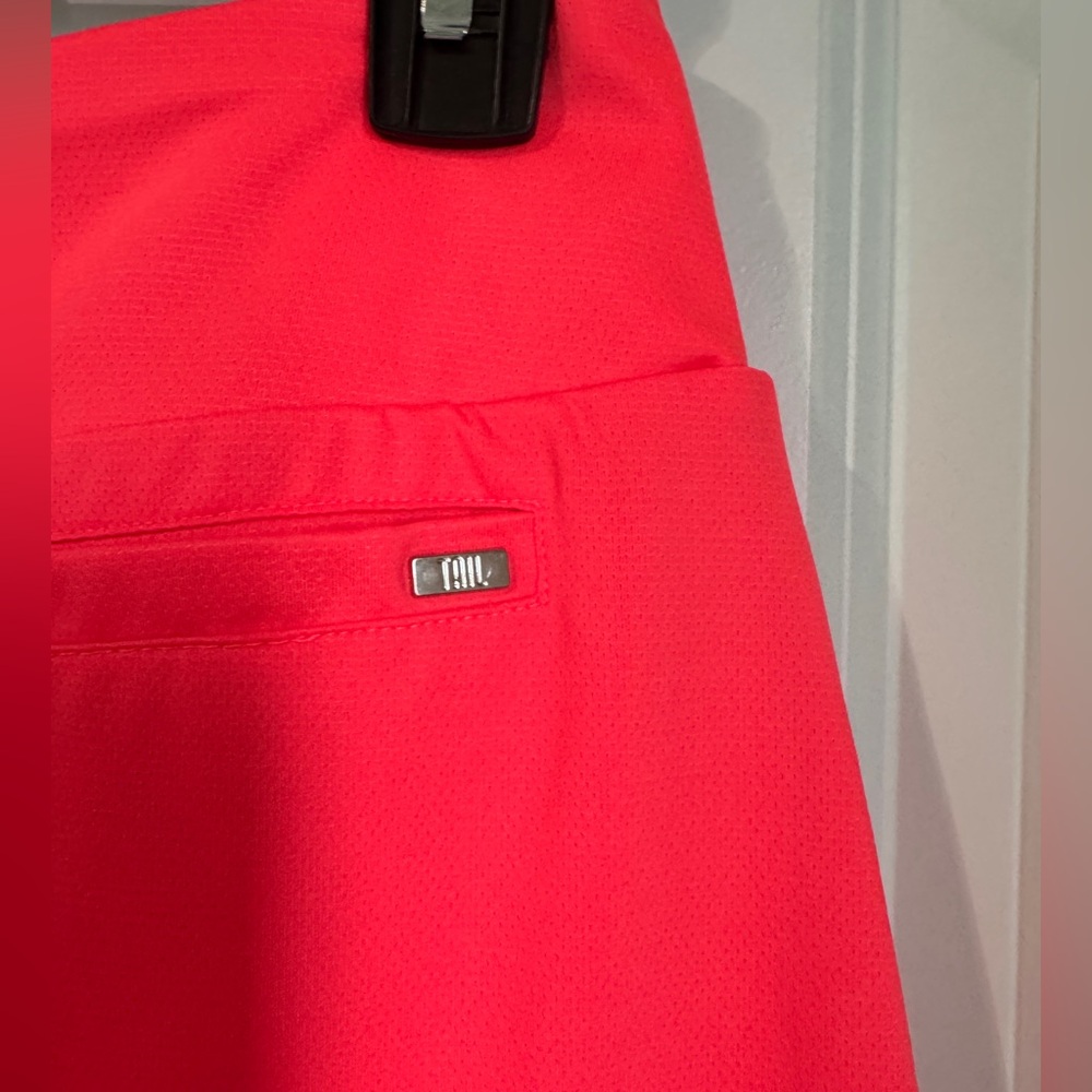 Tail Golf Skort UPF 50 Bright Coral colorway Firefly Size S - Picture 7 of 10